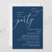 Happily Ever After Party Romantic Weds Reception 招待状 (正面)