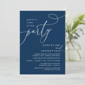 Happily Ever After Party Romantic Weds Reception 招待状 (スタンド正面)