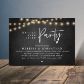 Happily Ever After Party, Rustic String Lights 招待状