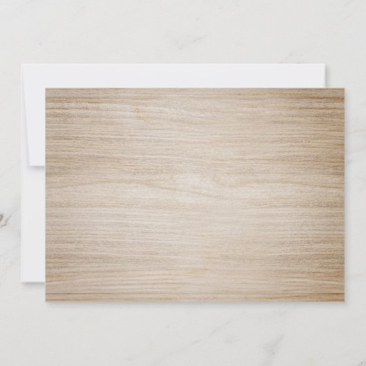 Happily Ever After Party, Rustic String Lights Wed 招待状 (裏面)