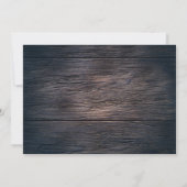 Happily Ever After party, Rustic Wedding 招待状 (裏面)