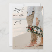 Happily Ever After Party Wedding Celebration Party 招待状 (正面)