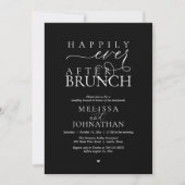 Happily Ever After Party Wedding Elopement Dinner 招待状 (正面)