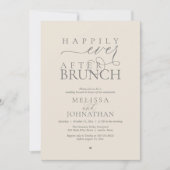 Happily Ever After Party Wedding Elopement Dinner 招待状 (正面)