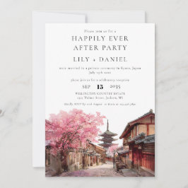 Happily Ever After Photo Kyoto Japan Wedding 招待状