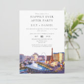 Happily Ever After Photo Las Vegas Wedding 招待状 (スタンド正面)