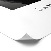 Happily Ever After Photo Welcome wedding ポスター (角)