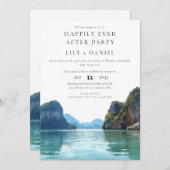 Happily Ever After Phuket Thailand Wedding 招待状 (正面/裏面)