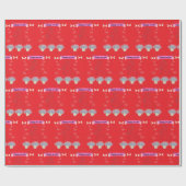 Happily ever after red ラッピングペーパー (フラット)