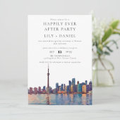 Happily Ever After Toronto Wedding 招待状 (スタンド正面)