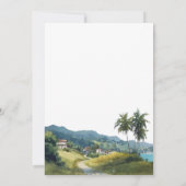 Happily Ever After Tropical Caribbean Wedding 招待状 (裏面)