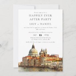 Happily Ever After Venice Wedding 招待状