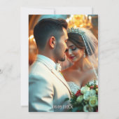 Happily Ever After Vineyard Wedding 招待状 (裏面)