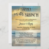 Happily Ever After Wedding Beach Brunch 招待状 (正面)