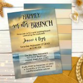 Happily Ever After Wedding Beach Brunch 招待状