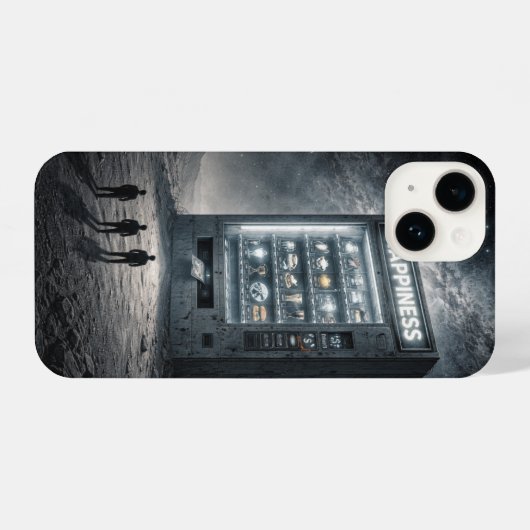 happines iPhoneケース (裏面横)