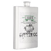 HAPPINESS学には、人生の引用文から教訓 フラスク (右)