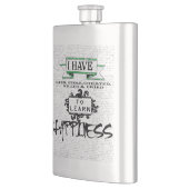 HAPPINESS学には、人生の引用文から教訓 フラスク (左)