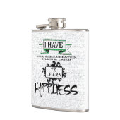 HAPPINESS学には、人生の引用文から教訓 フラスク (左)