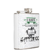 HAPPINESS学には、人生の引用文から教訓 フラスク (右)
