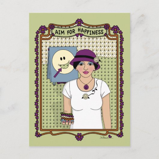 Happiness_A_ポストカードを目指す ポストカード (正面)