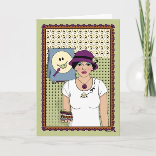 Happiness_A_Greetingカードの対象 カード (正面)