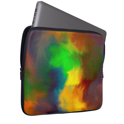 Happiness and arts ラップトップスリーブ (正面右)