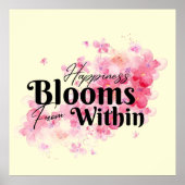Happiness Blooms From Within ポスター (正面)