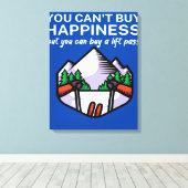 Happiness buy lift pass_ キャンバスプリント (インサイチュ (ウッドフロア))