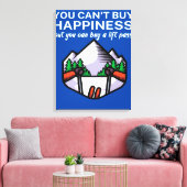 Happiness buy lift pass_ キャンバスプリント (インサイチュ (リビング))