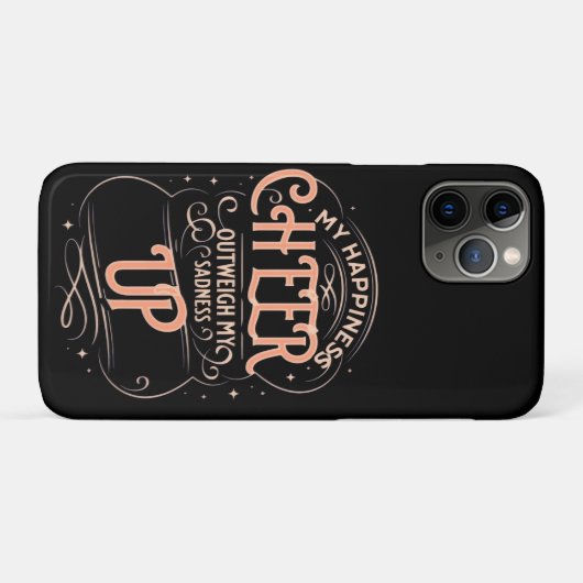 HAPPINESS CHEER UP iPhone 11 Pro カー Case-Mate iPhoneケース (裏面(横))