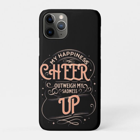 HAPPINESS CHEER UP iPhone 11 Pro カー Case-Mate iPhoneケース (裏)