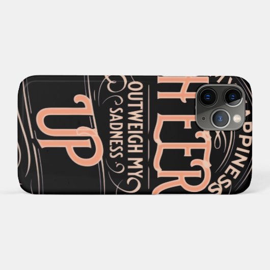 HAPPINESS CHEER UP iPhone 11 Pro カー Case-Mate iPhoneケース (裏面(横))
