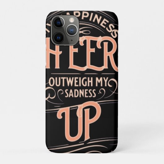 HAPPINESS CHEER UP iPhone 11 Pro カー Case-Mate iPhoneケース (裏)