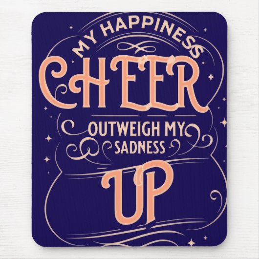  HAPPINESS CHEER UP  MOUSEPAD  マウスパッド (正面)