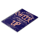  HAPPINESS CHEER UP  SPIRAL NOTEBOOK  ノートブック (左側)