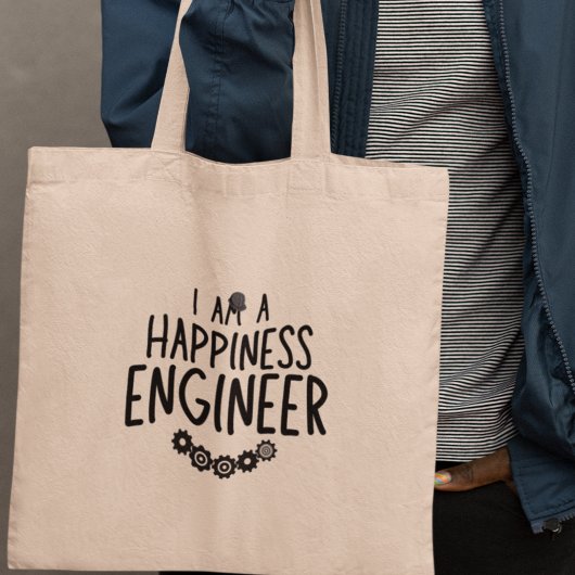 Happiness Engineer 予測できなだ トートバッグ