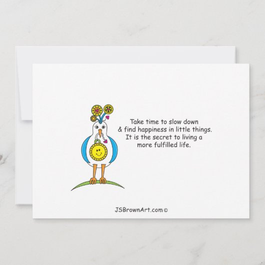 Happiness_Flatカード7"x5" (裏面)