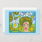 Happiness_Flatカード7"x5" (正面/裏面)