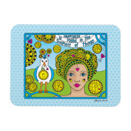 Happiness_Flexible Magnet 6"x4" マグネット