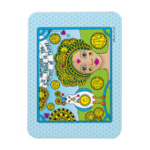 Happiness_Flexible Magnet 6"x4" マグネット (縦)