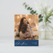 Happiness Greeting メリー Christmas  Family Photo ポストカード (スタンド正面)