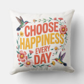 Happiness Hummingbirds クッション (裏面)