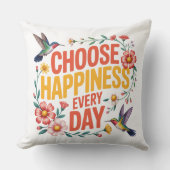 Happiness Hummingbirds クッション (正面)