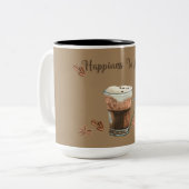 HAPPINESS IN A CUP ツートーンマグカップ (正面左)