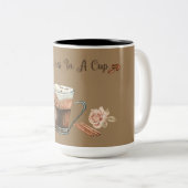 HAPPINESS IN A CUP ツートーンマグカップ (正面右)