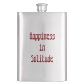 Happiness in Solitude Classic Flask フラスク (正面)