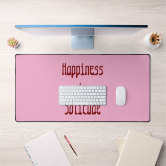 Happiness in Solitude Desk Mat デスクマット