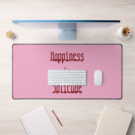 Happiness in Solitude Desk Mat デスクマット (オフィス1)