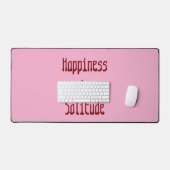 Happiness in Solitude Desk Mat デスクマット (キーボード&マウス)
